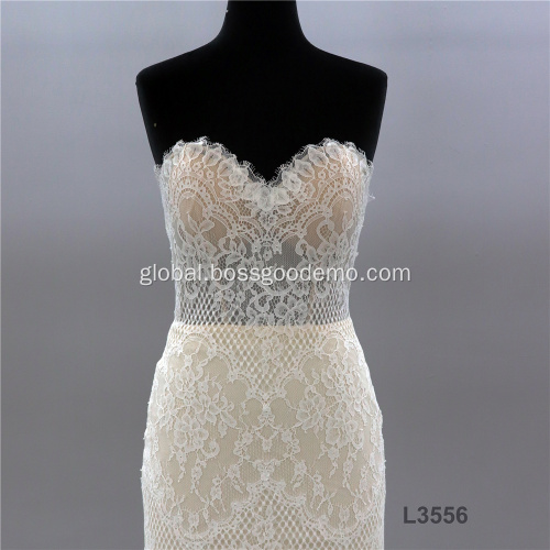 Ungrouped Latest Simple Lace Long Sleeve wedding dress mermaid bridal gown with Train Factory